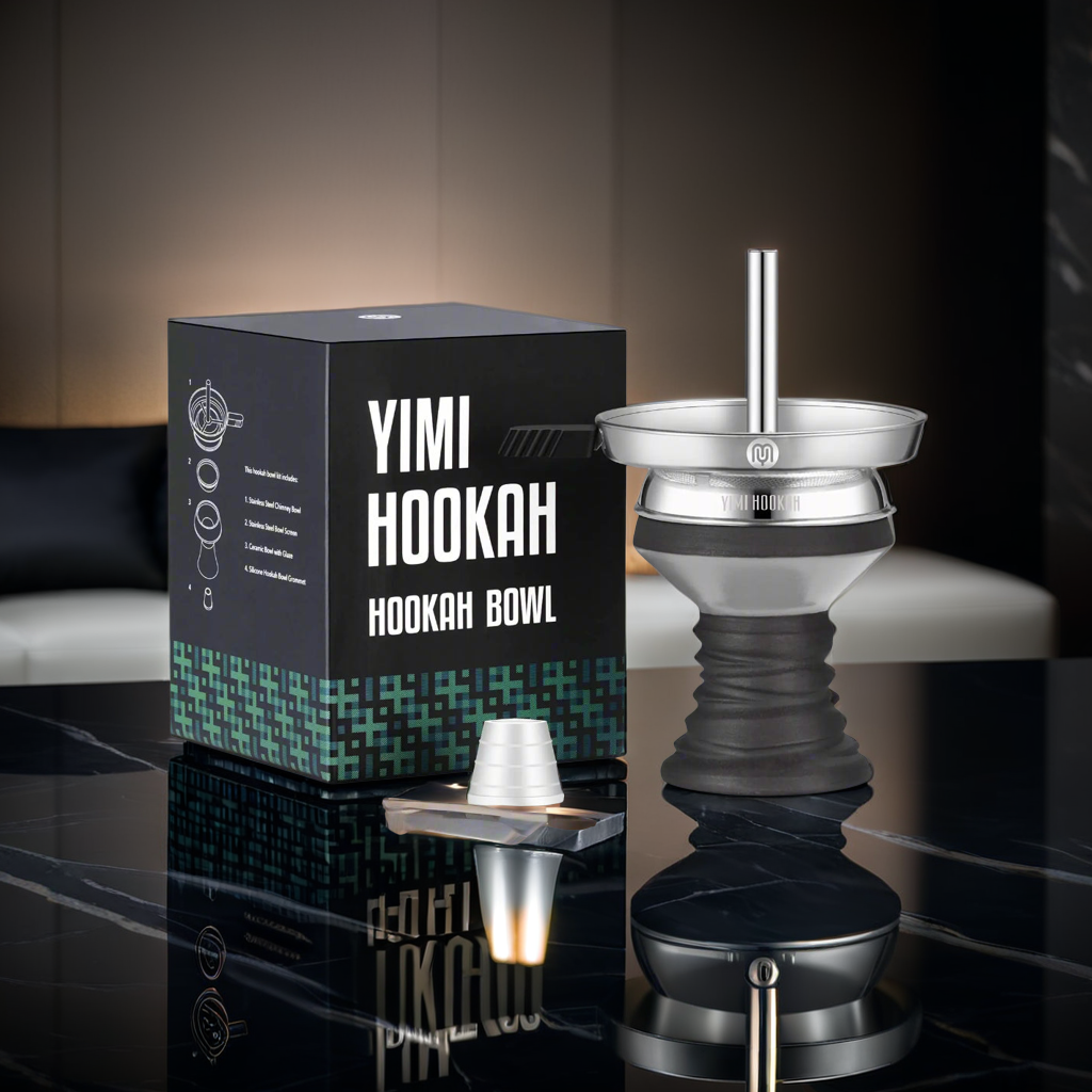 LuxuryBreezz Yimi Ceramic Hookah Bowl Kit