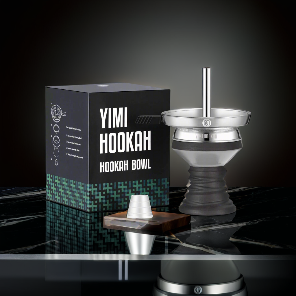 LuxuryBreezz Yimi Ceramic Hookah Bowl Kit