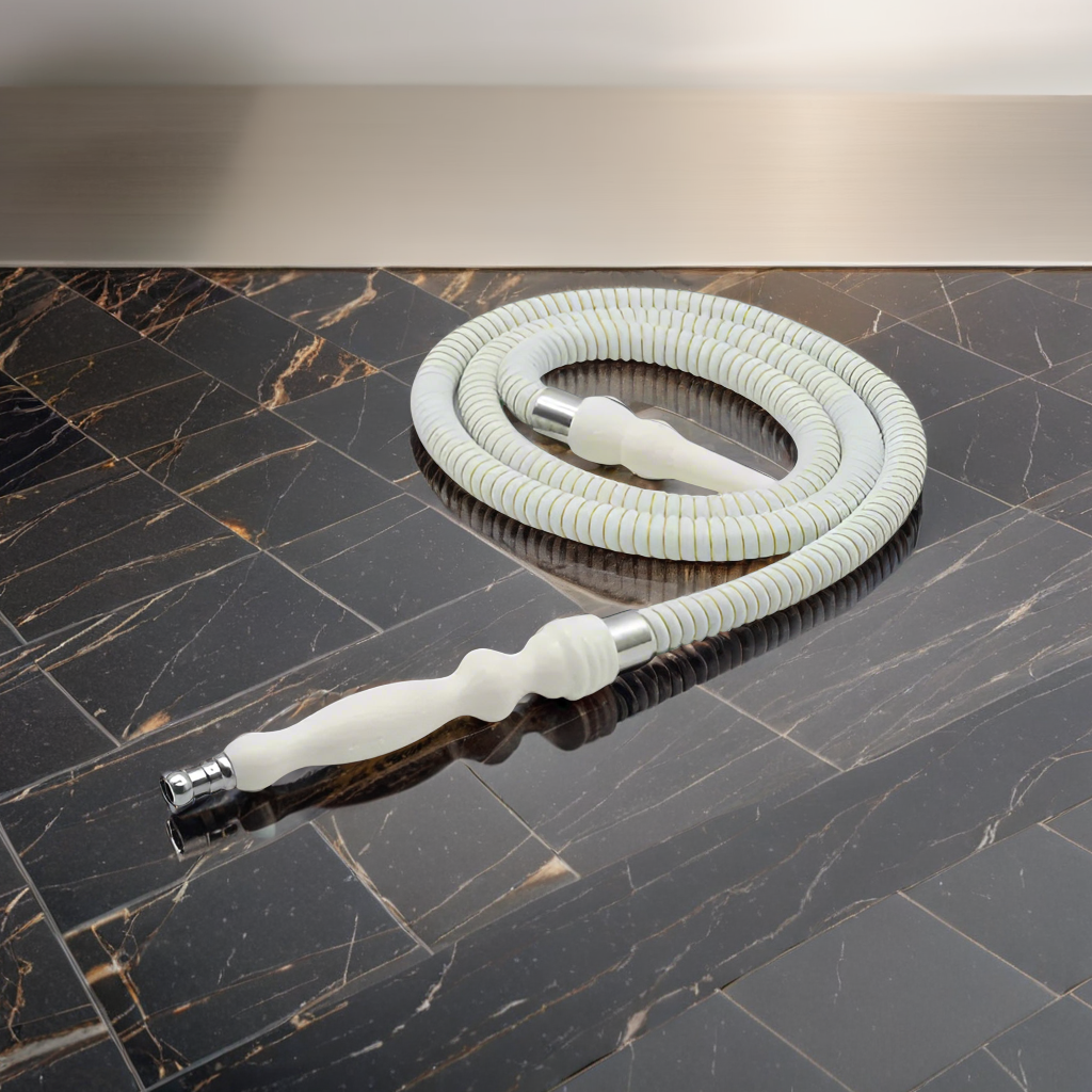 LuxuryBreezz Rubber Handle Hookah Hose