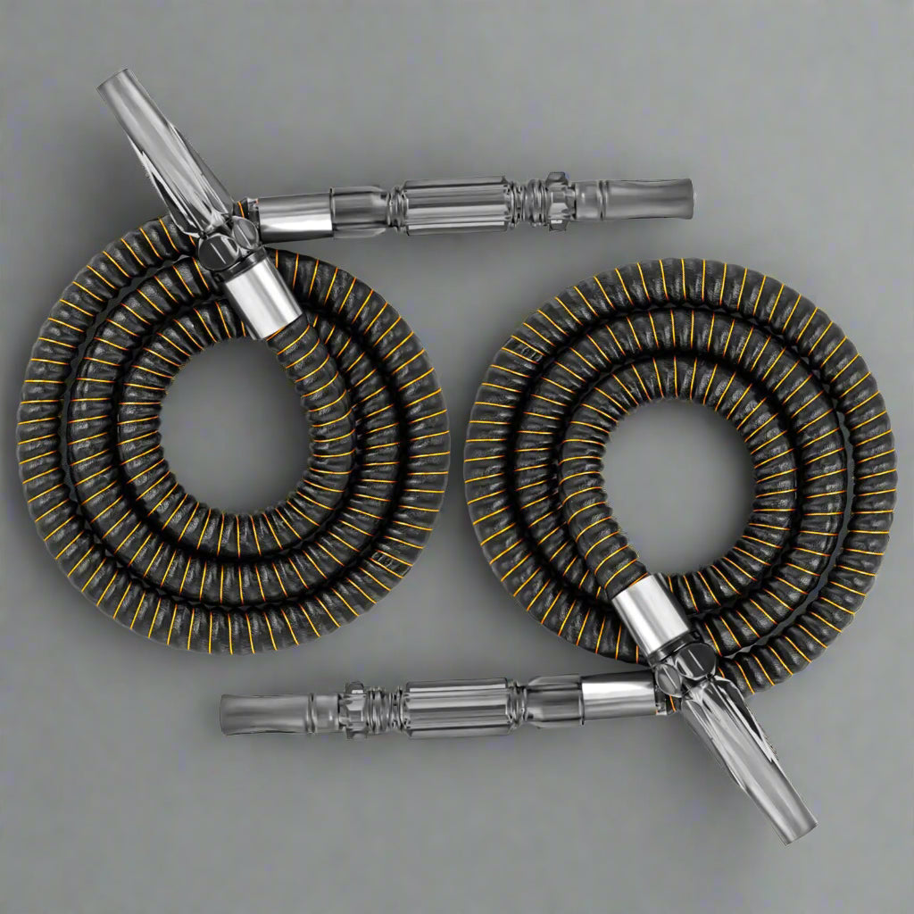 LuxuryBreezz 2-Pack Washable Hookah Hoses