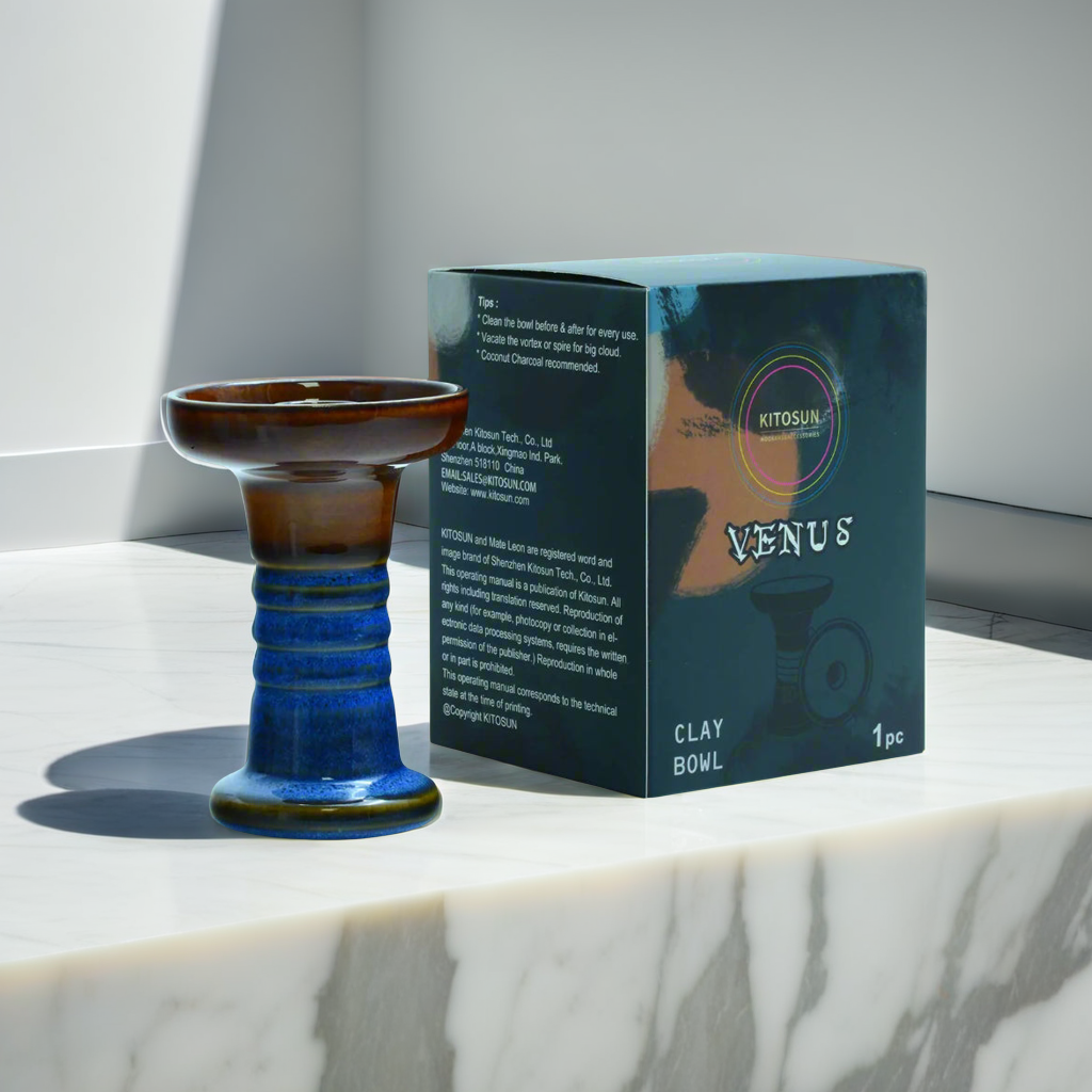 LuxuryBreezz Angullia Phunnel Hookah Bowl – Raw Clay