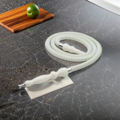 LuxuryBreezz Rubber Handle Hookah Hose