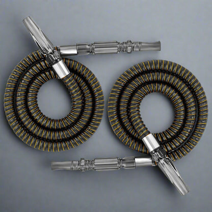 LuxuryBreezz 2-Pack Washable Hookah Hoses