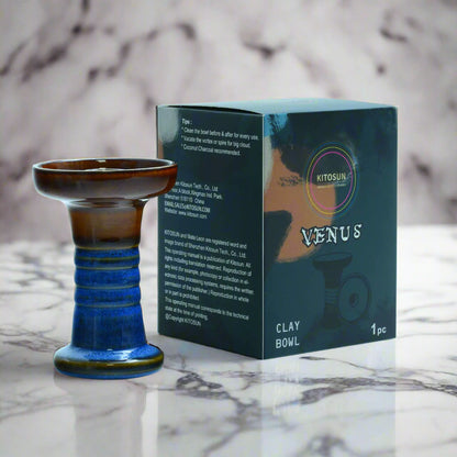 LuxuryBreezz Angullia Phunnel Hookah Bowl – Raw Clay