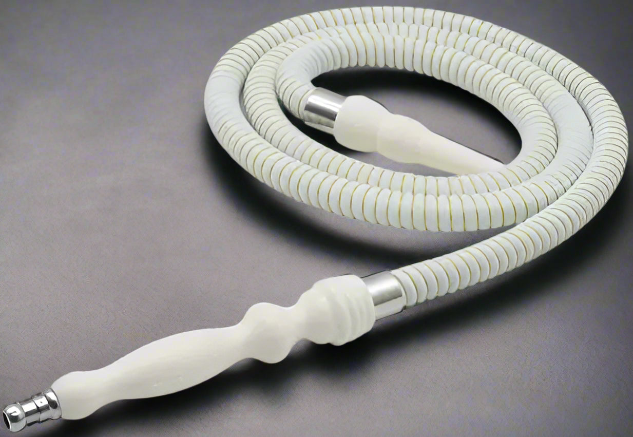 LuxuryBreezz Rubber Handle Hookah Hose