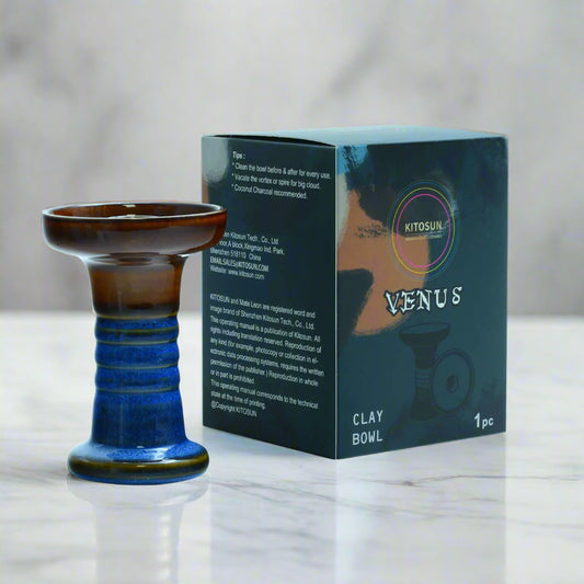 LuxuryBreezz Angullia Phunnel Hookah Bowl – Raw Clay