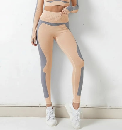 Seamless Zip-Up Fitness Jacket Set