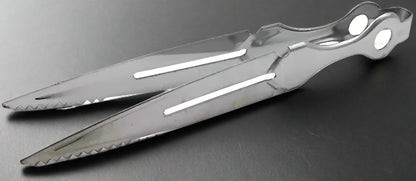 LuxuryBreezz Heavy Duty Hookah Charcoal Tongs – 8.8" Stainless Steel