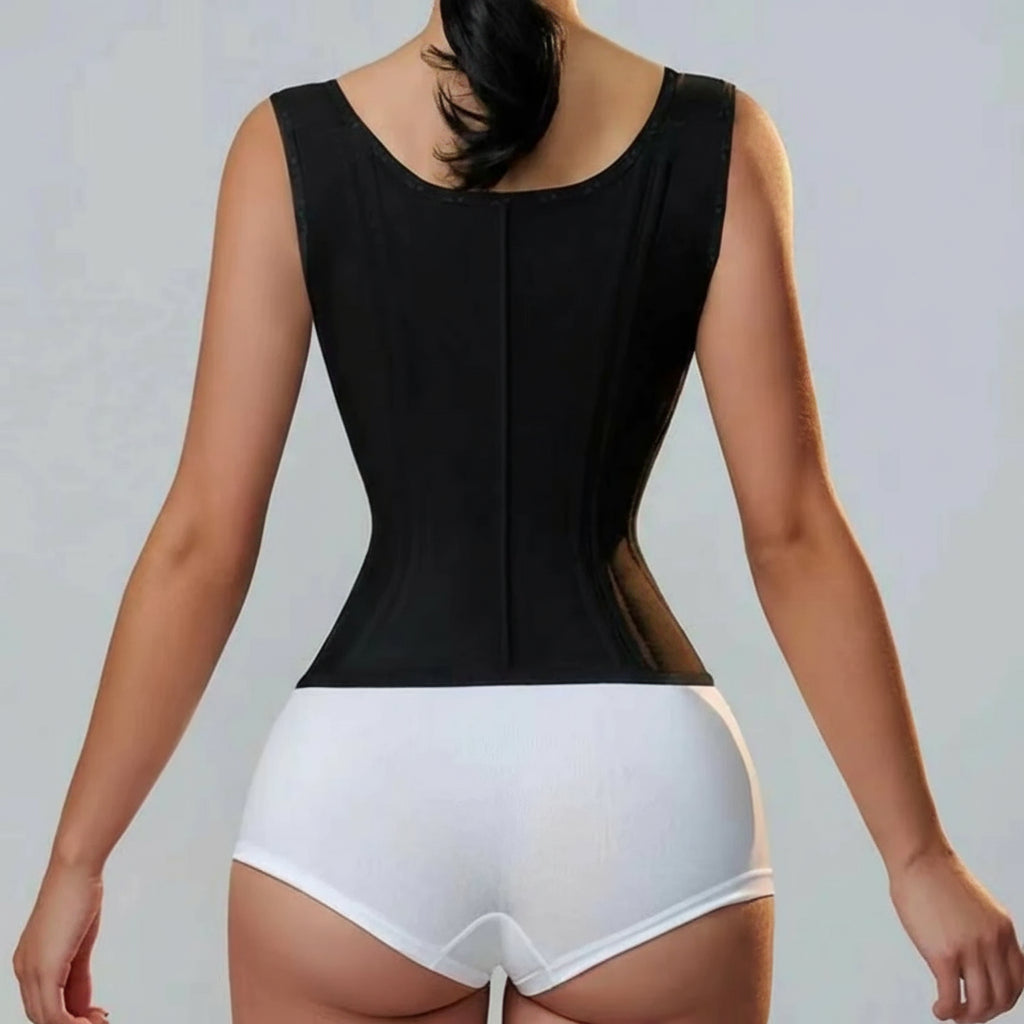 Front-Zip Sculpting Top