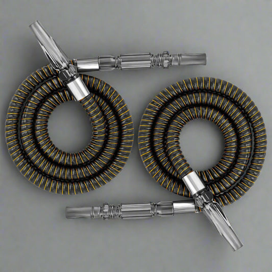 LuxuryBreezz 2-Pack Washable Hookah Hoses